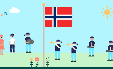 17. mai-illustrasjon