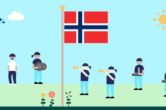 17. mai-illustrasjon