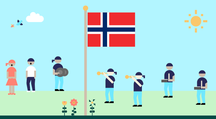 17. mai-illustrasjon