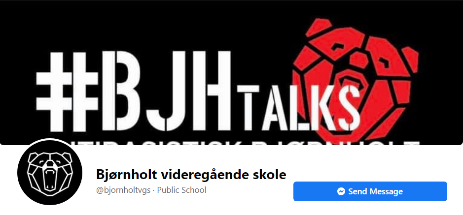 Bjørnholts facebookside