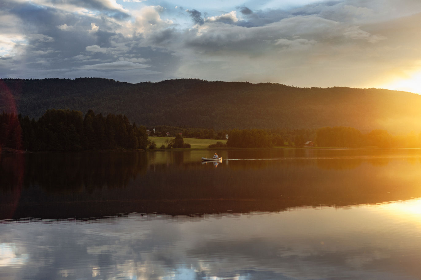Solnedgang